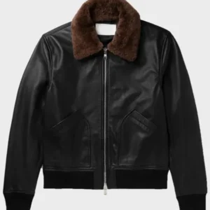 shearling leather jackets for men's