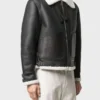 shearling leather jackets for men's