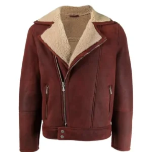 shearling leather jackets for men's