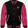 Barbie Black and Pink Varsity Jacket