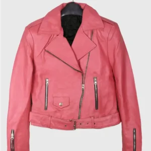 Barbie Pink Leather Jacket