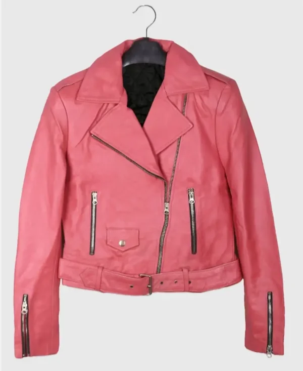 Barbie Pink Leather Jacket