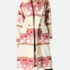 Yellowstone Beth Dutton Pink Printed Coat