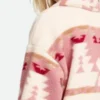 Yellowstone Beth Dutton Pink Printed Coat