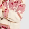 Yellowstone Beth Dutton Pink Printed Coat