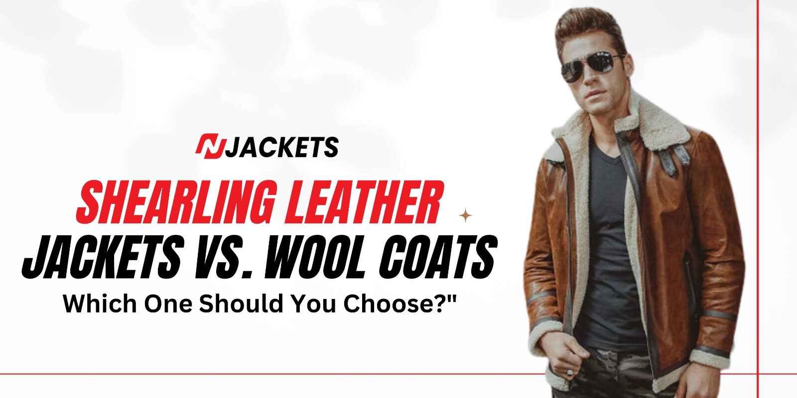 mens shearling leather jackets