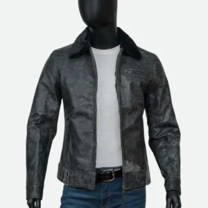 Sami Outalbali Sex Education Leather Jacket