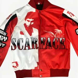 Scarface Orange Satin Jacket